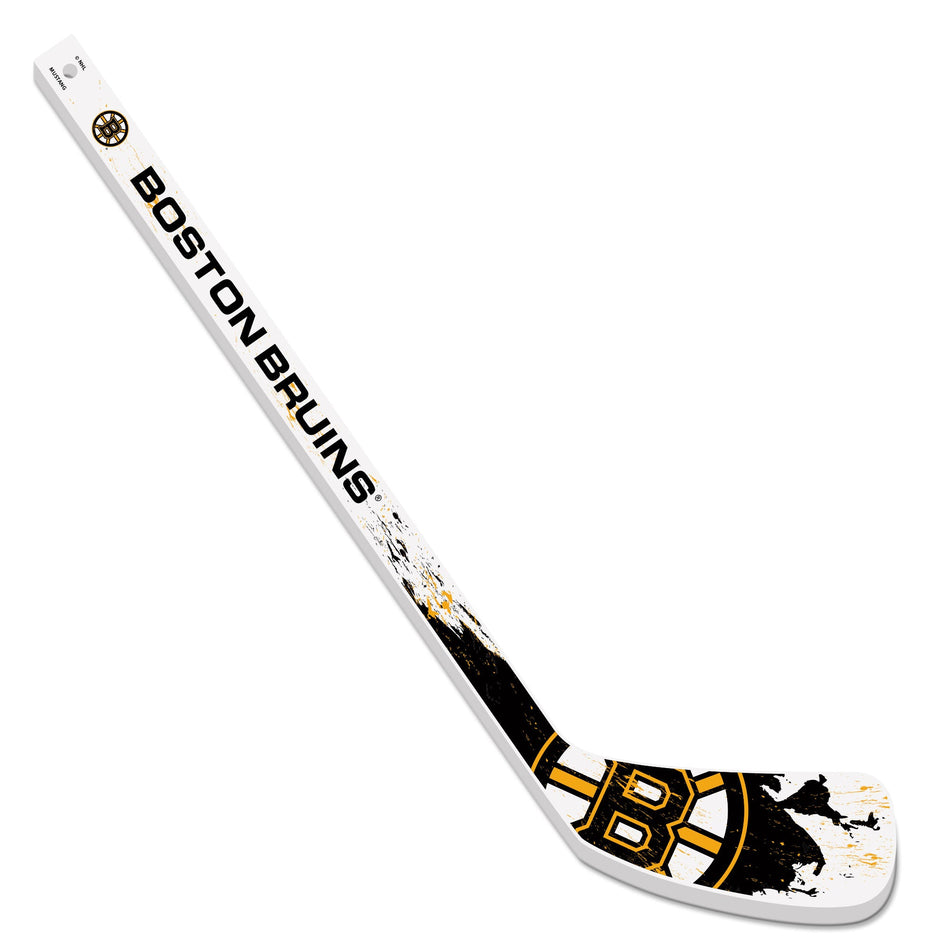 Boston Bruins Mini Stick - Wood Splatter