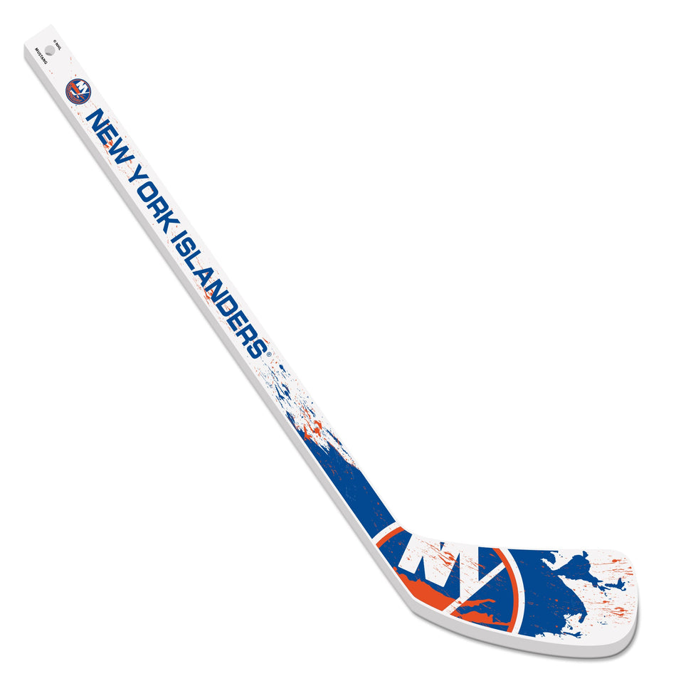 New York Islanders Mini Stick - Wood Splatter