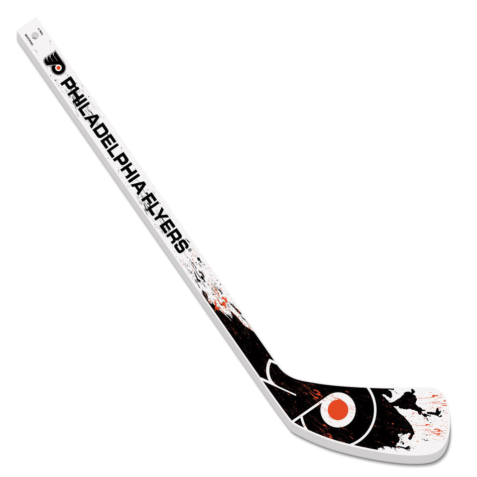 Philadelphia Flyers Mini Stick - Wood Splatter