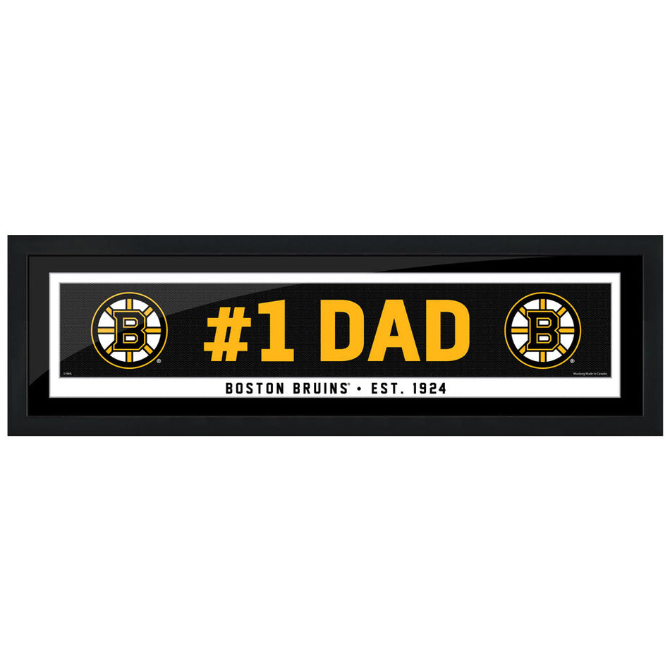 Boston Bruins #1 Dad 6x22 Frame