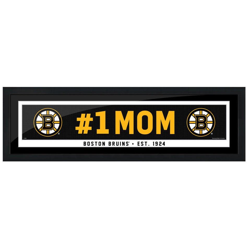 Boston Bruins #1 Mom 6x22 Frame