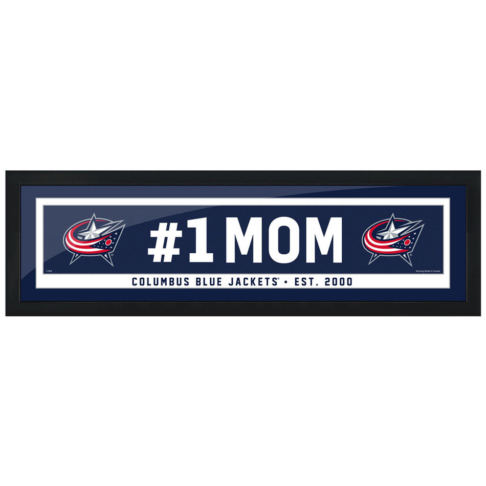 Columbus Blue Jackets  #1 Mom 6x22 Frame