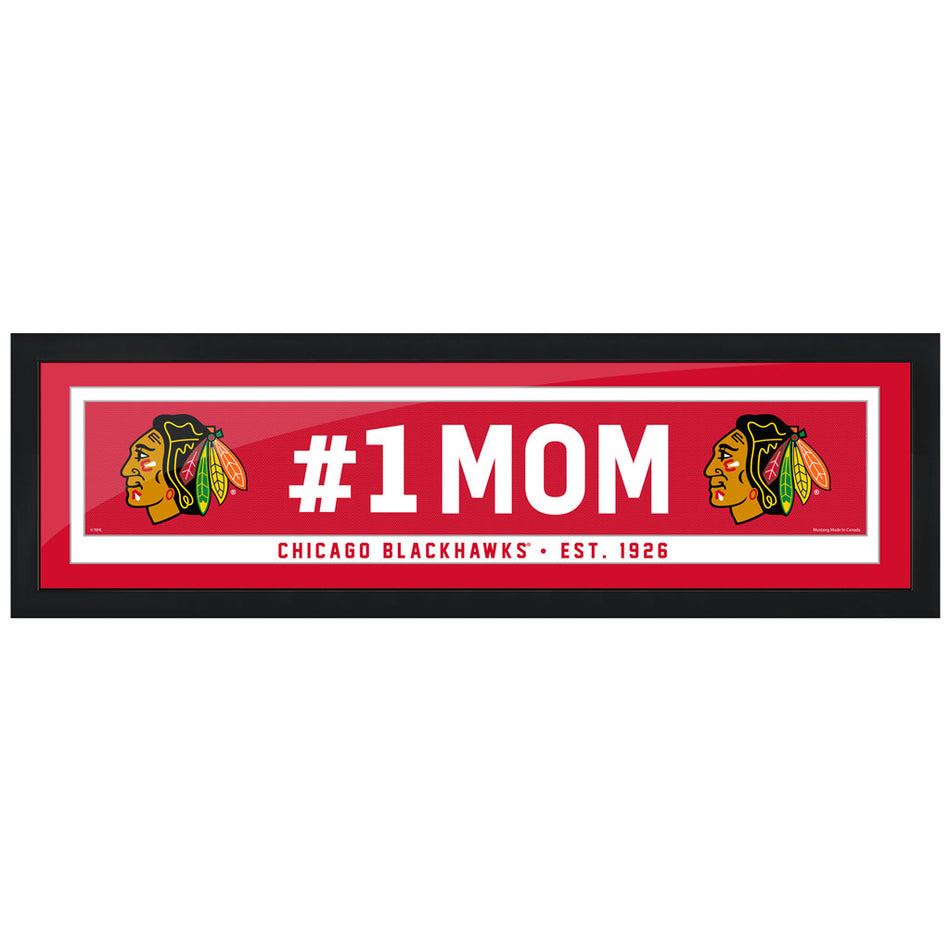 Chicago Blackhawks  #1 Mom 6x22 Frame