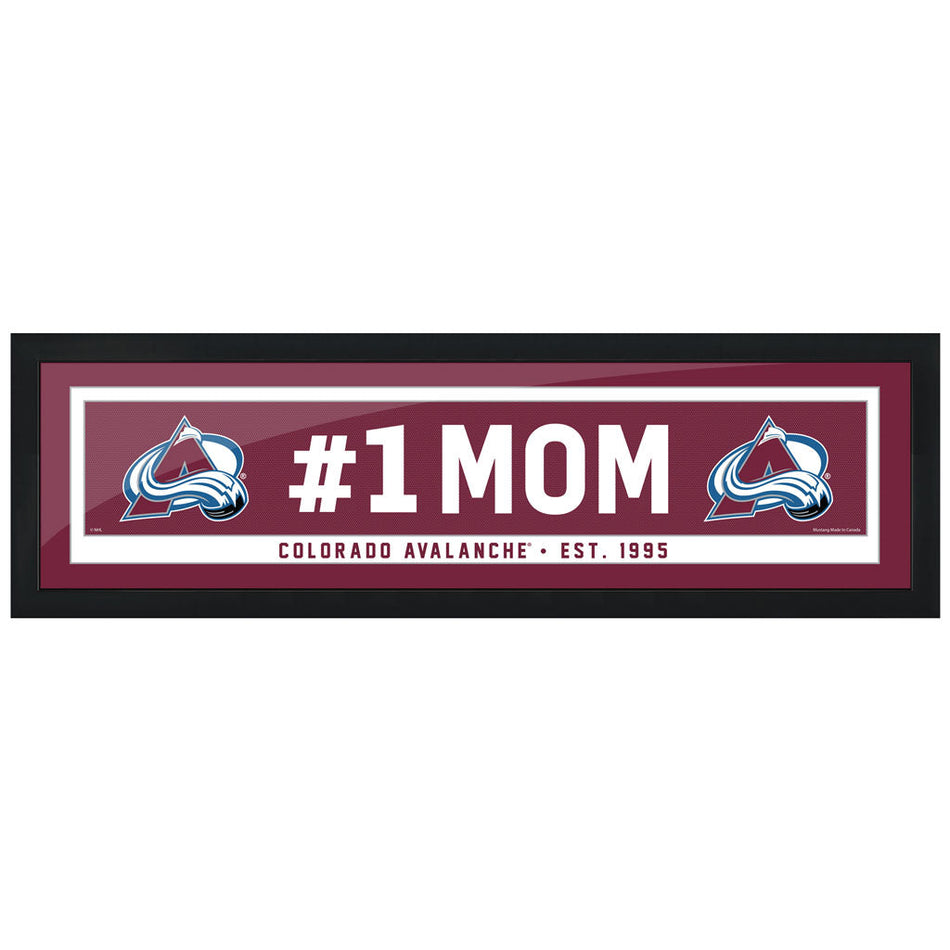 Colorado Avalanche  #1 Mom 6x22 Frame