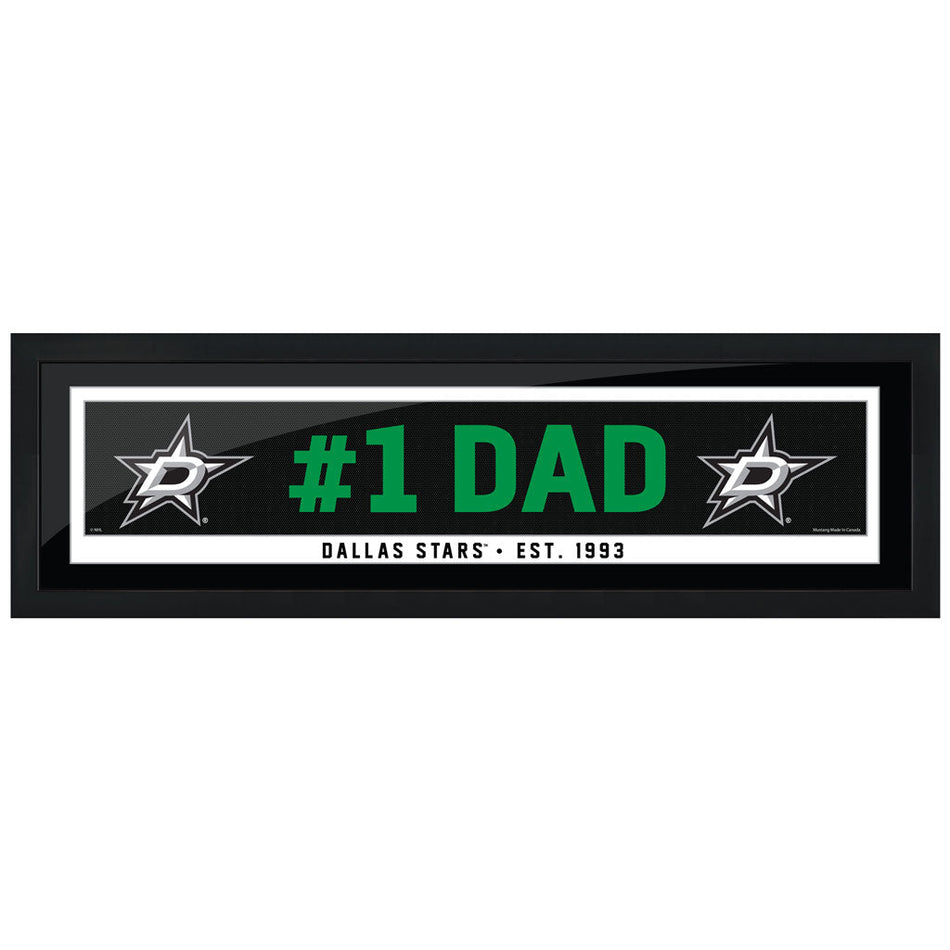 Dallas Stars #1 Dad 6x22 Frame