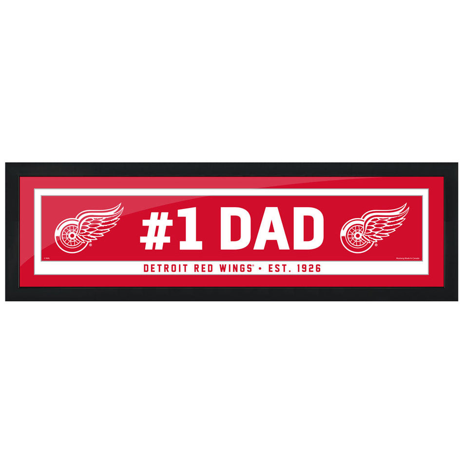 Detroit Red Wings #1 Dad 6x22 Frame