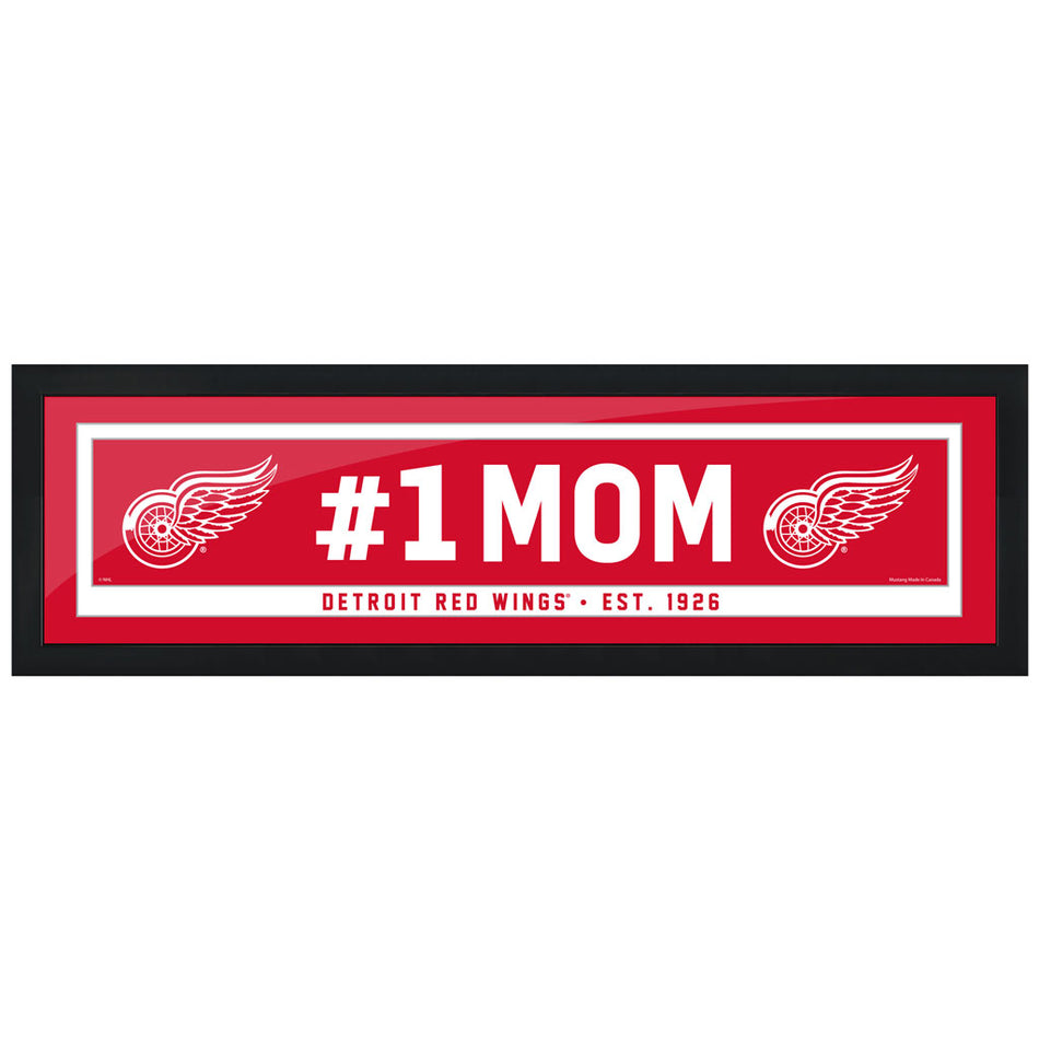 Detroit Red Wings  #1 Mom 6x22 Frame