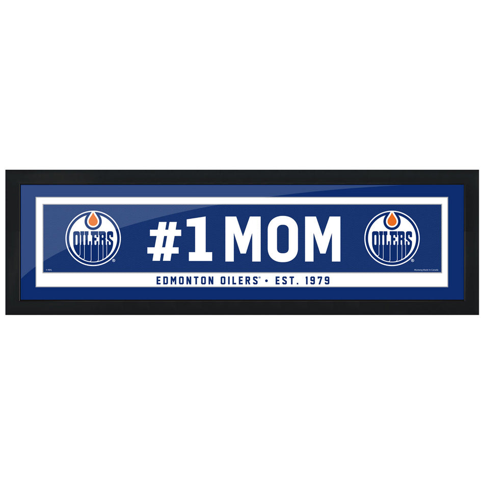 Edmonton Oilers  #1 Mom 6x22 Frame