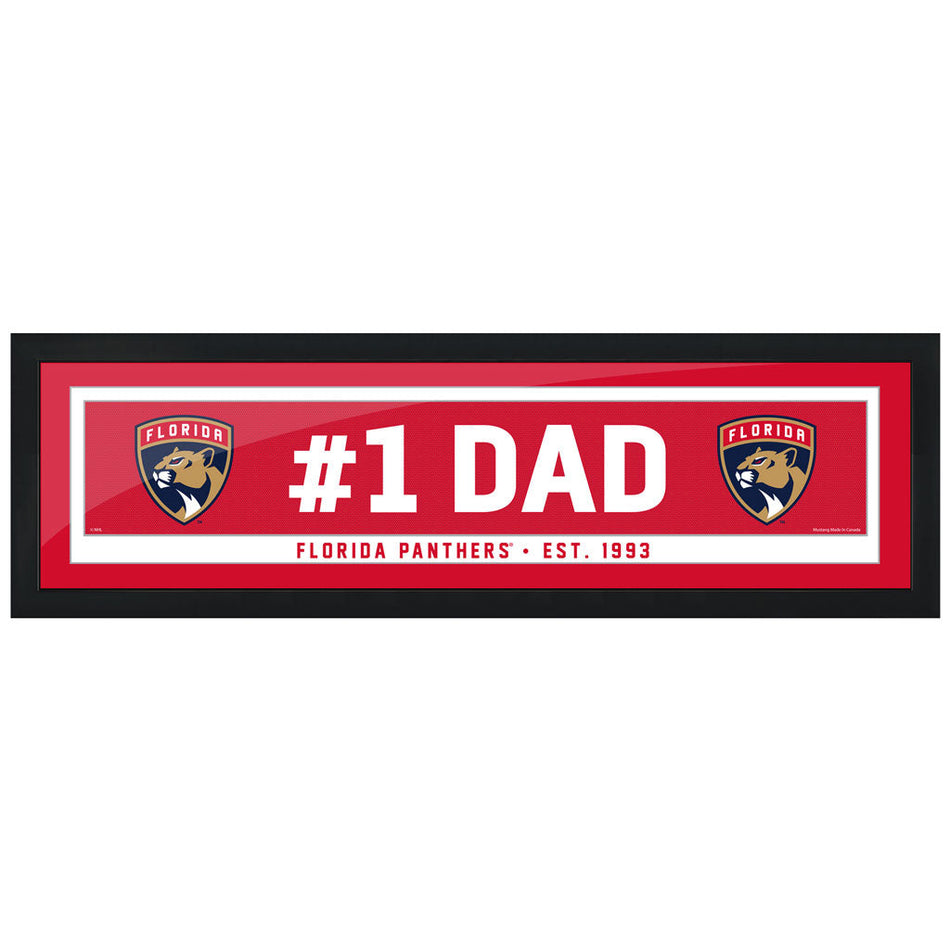 Florida Panthers #1 Dad 6x22 Frame