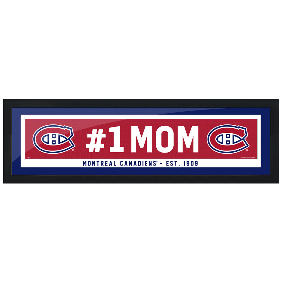 Montreal Canadians  #1 Mom 6x22 Frame