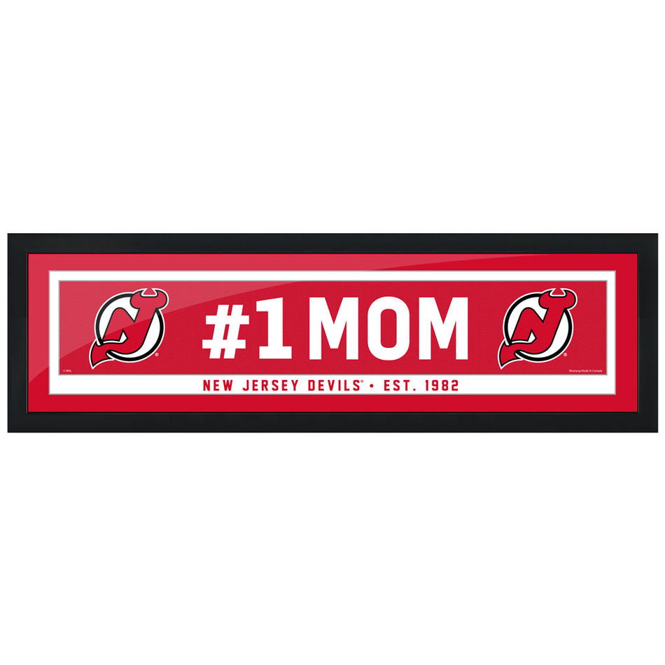 New Jersey Devils  #1 Mom 6x22 Frame