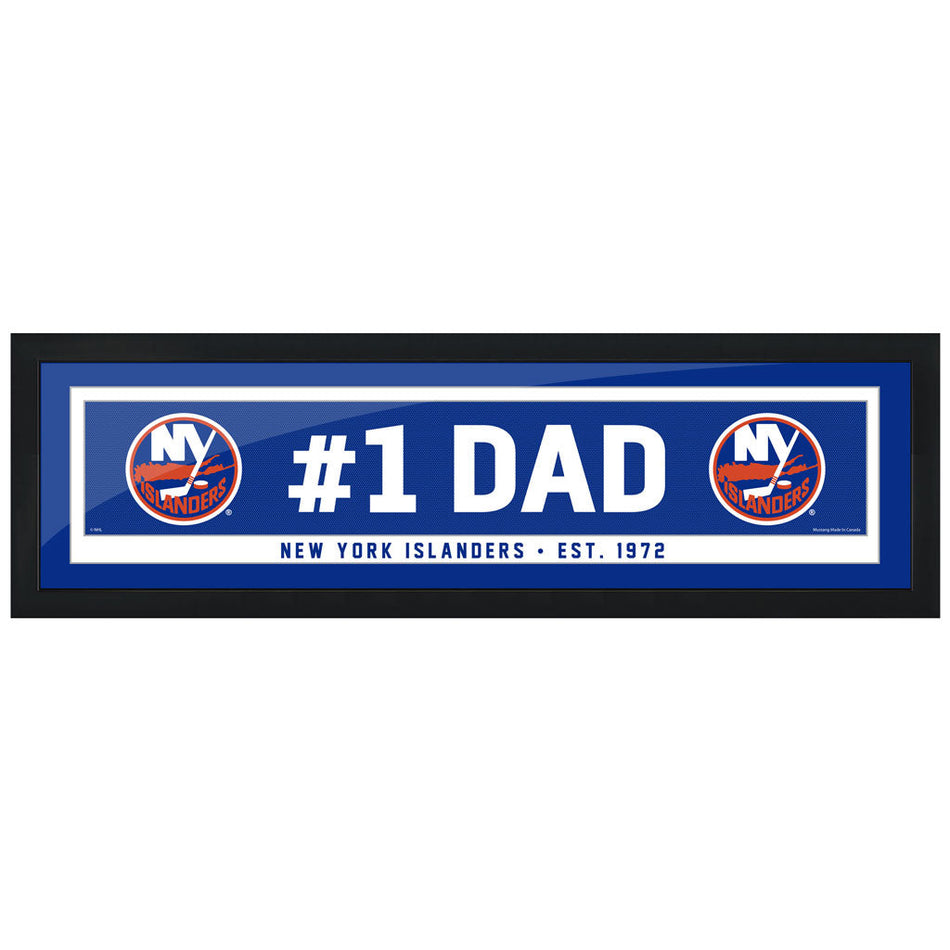 New York Islanders #1 Dad 6x22 Frame