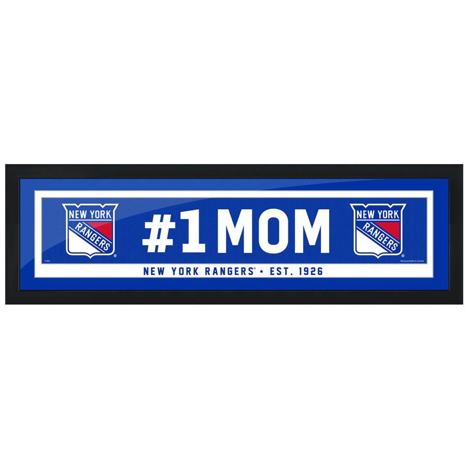 New York Rangers  #1 Mom 6x22 Frame