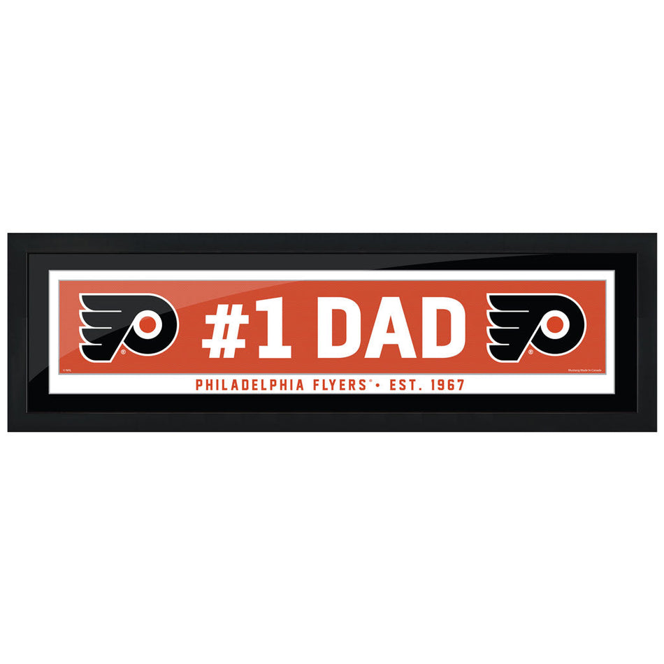 Philadelphia Flyers #1 Dad 6x22 Frame