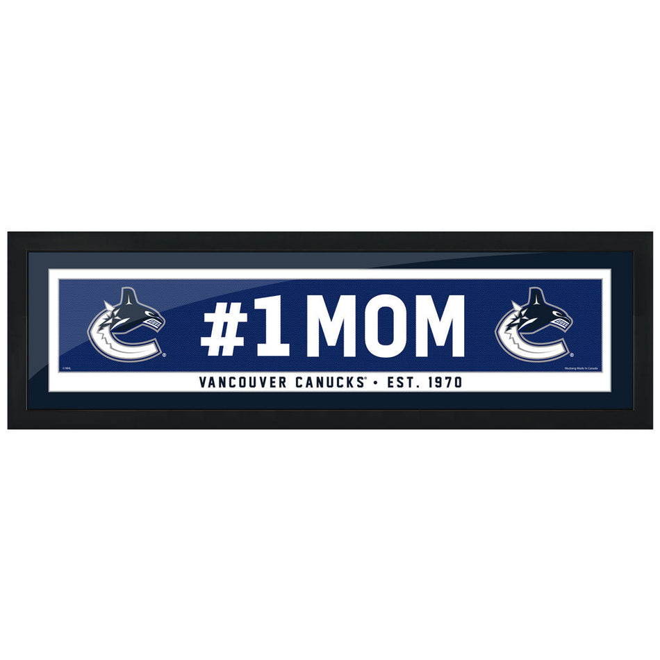 Vancouver Canucks  #1 Mom 6x22 Frame