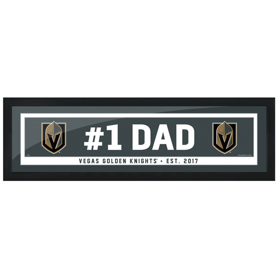 Vegas Golden Knights #1 Dad 6x22 Frame