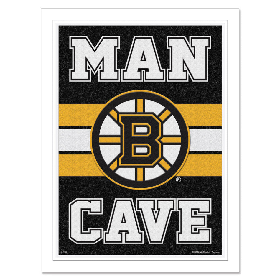 Boston Bruins Print - 12" x 16" Man Cave Design