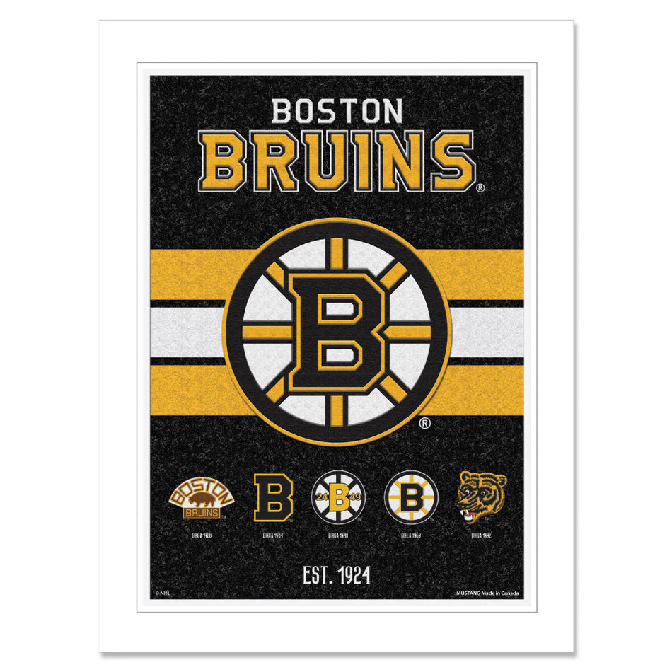 Boston Bruins Print - 12" x 16" Team Tradition Design