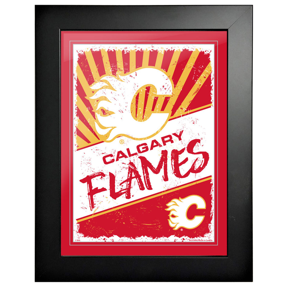 Calgary Flames 12x16 Classic Framed Artwork