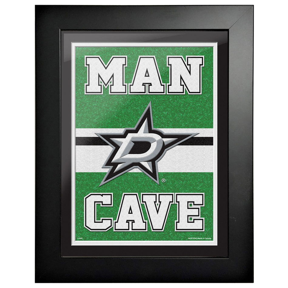 Dallas Stars 12x16  Man Cave Framed Sign