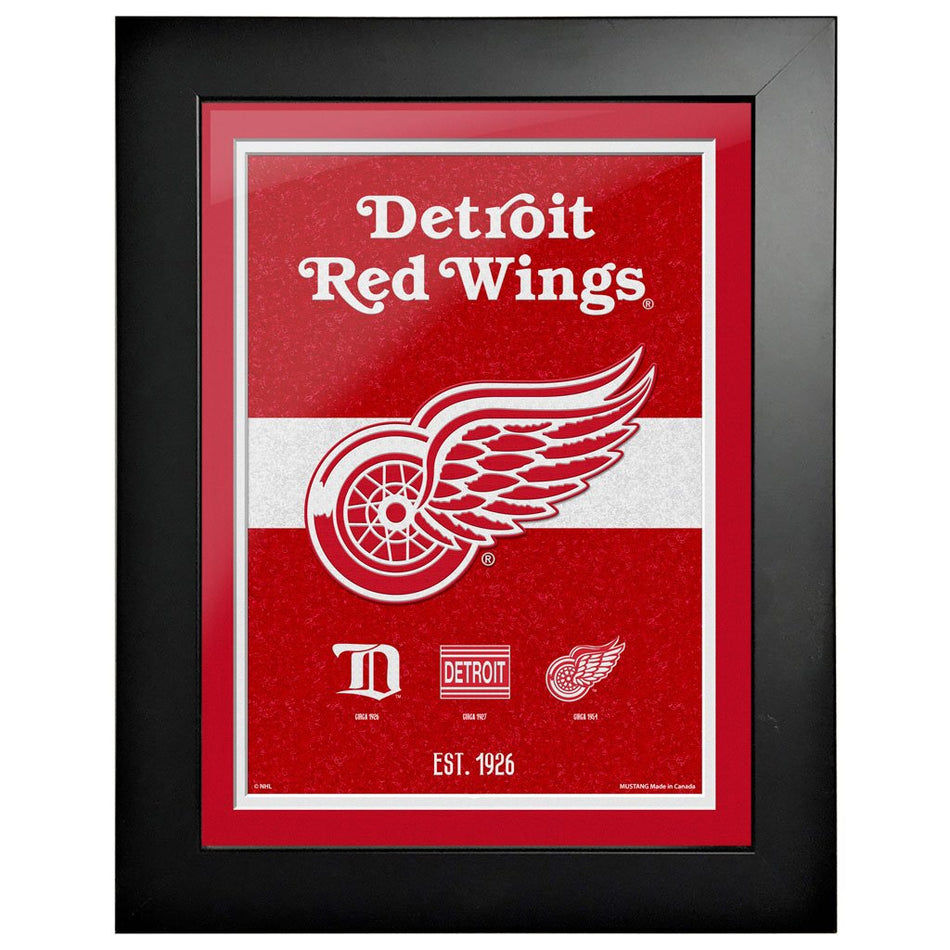 Detroit Red Wings 12 x 16 Tradition Framed Sign
