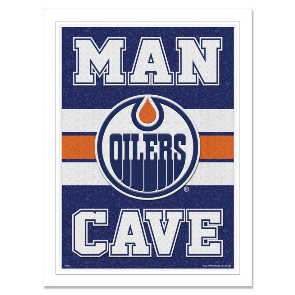 Edmonton Oilers 12x16 Man Cave Print