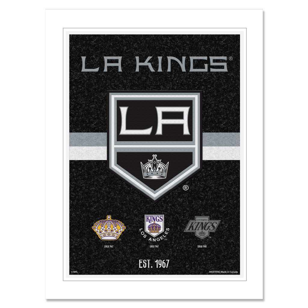 La Kings Pattern LA Kings 12x16 Team Tradition Print β Hockey Hall of Fame
