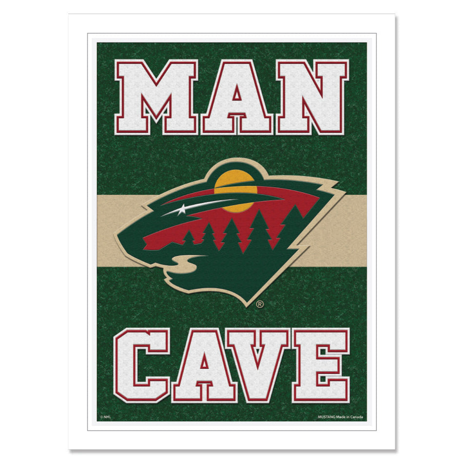 Minnesota Wild 12 x 16 Man Cave Print