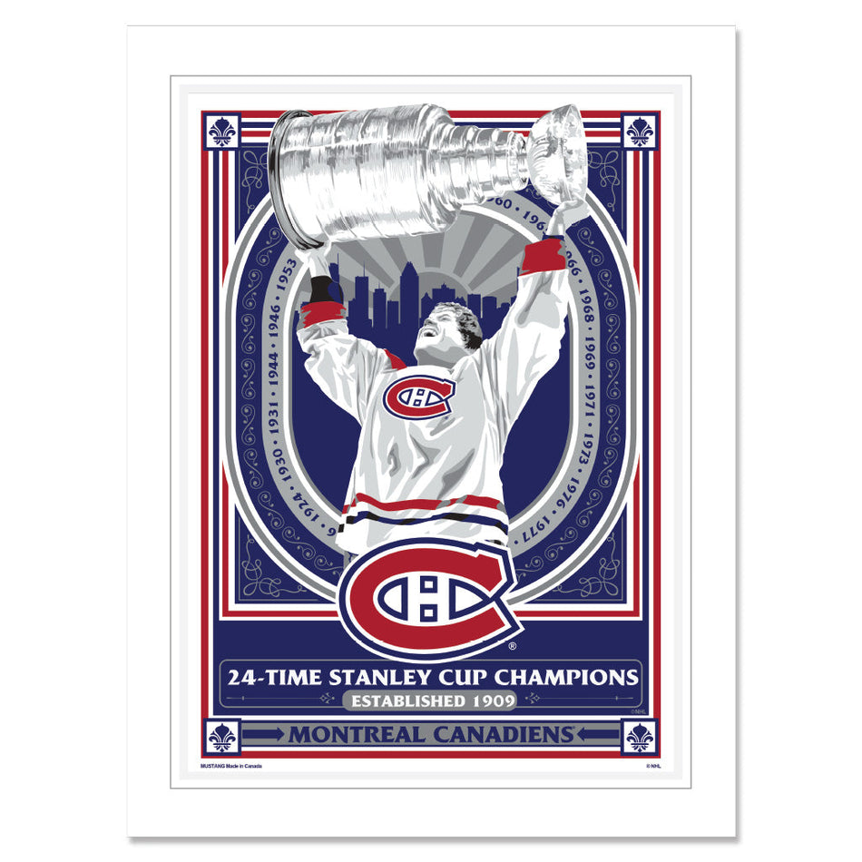 Montreal Canadiens 12x16 Propaganda Print
