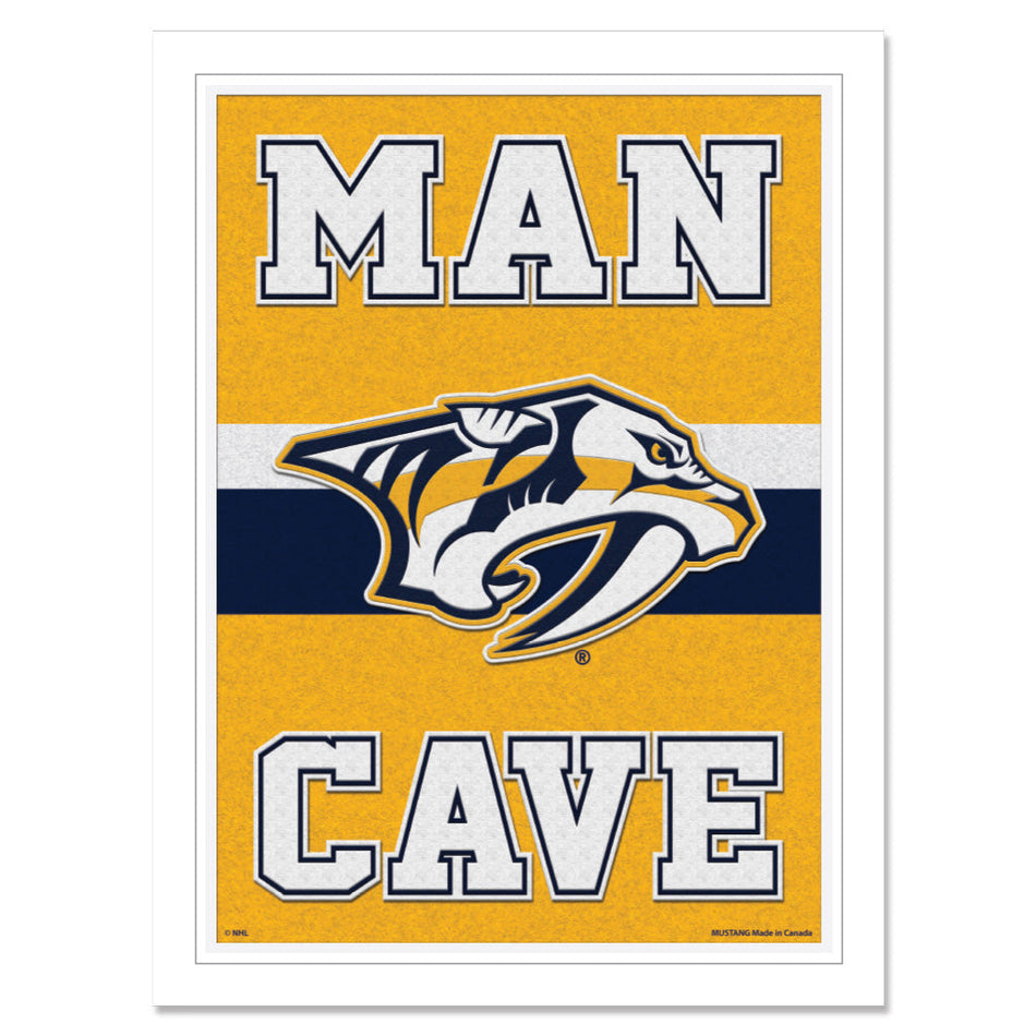 Nashville Predators 12 x 16 Man Cave Print