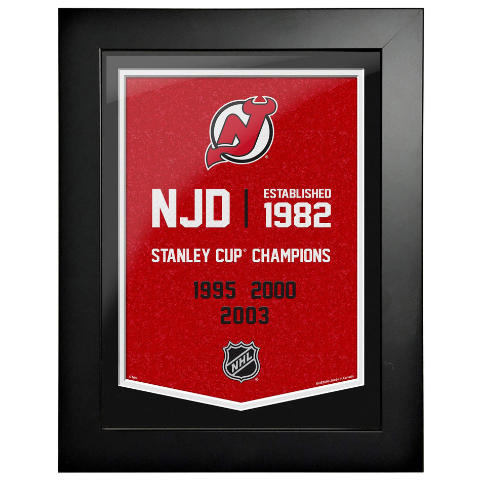 New Jersey Devils 12 x 16 Empire Framed Sign