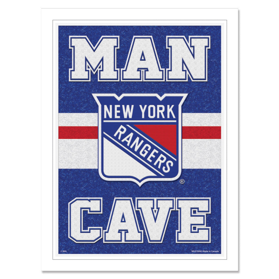 New York Rangers 12 x 16 Man Cave Print