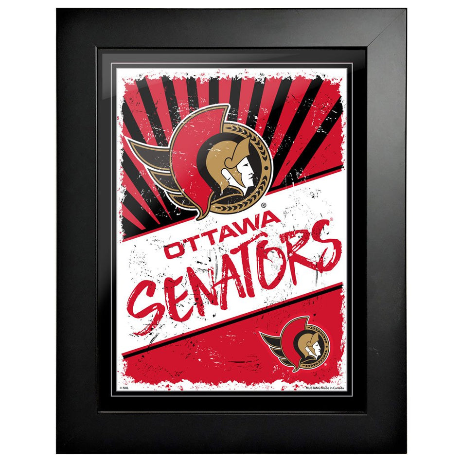 Ottawa Senators 12x16 Classic Framed Artwork
