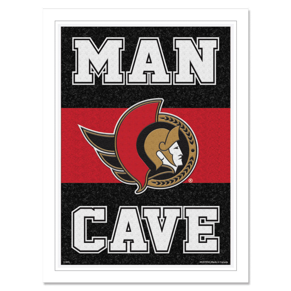 Ottawa Senators 12x16 Man Cave Print