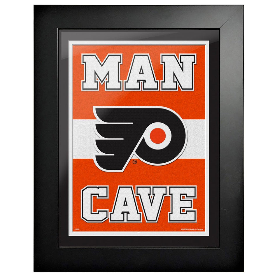 Philadelphia Flyers 12x16  Man Cave Framed Sign
