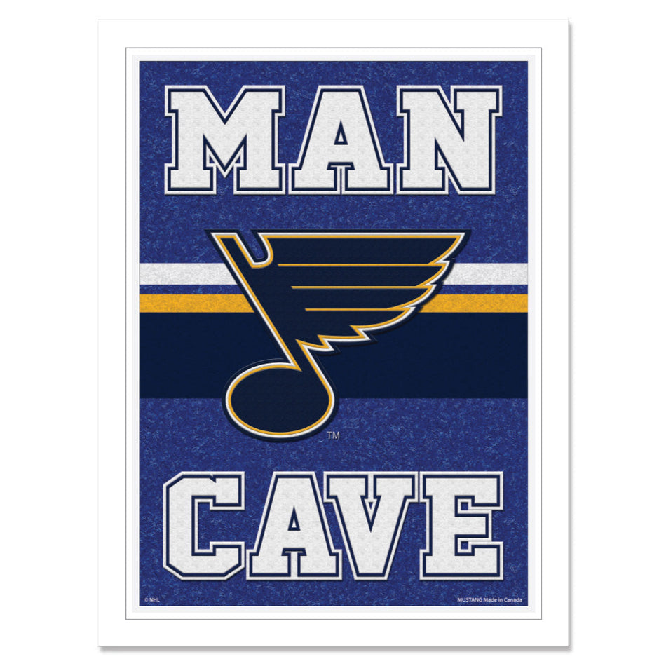 St. Louis Blues 12 x 16 Man Cave Print