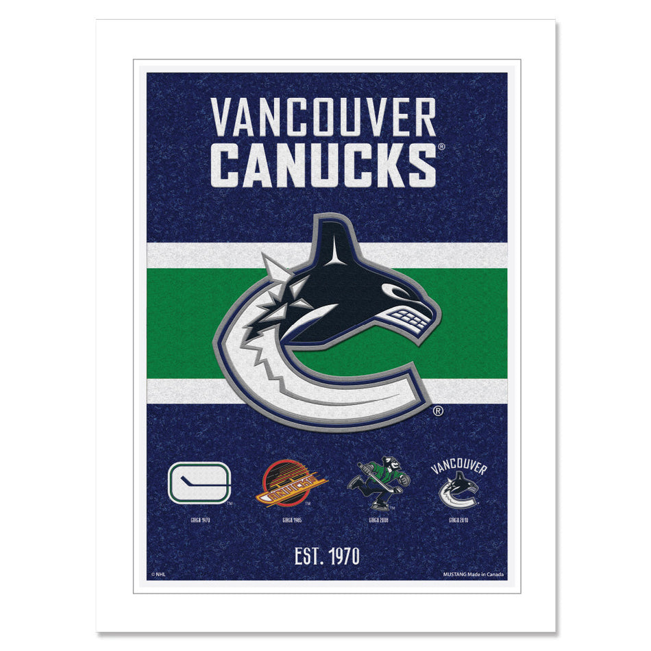 Vancouver Canucks 12x16 Team Tradition Print