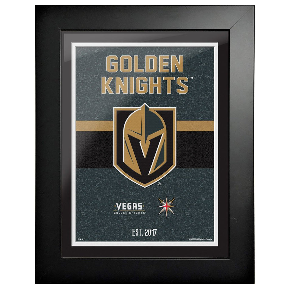 Vegas Golden Knights 12 x 16 Tradition Framed Sign