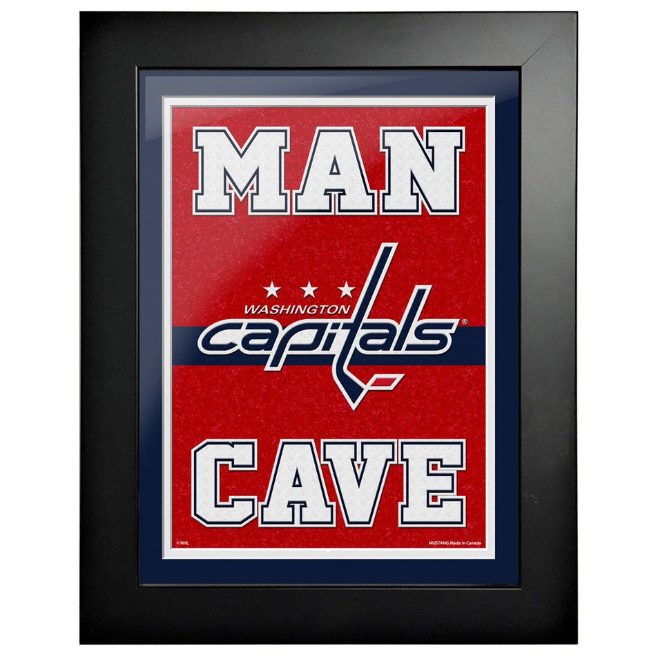 Washington Capitals  12x16  Man Cave Framed Sign