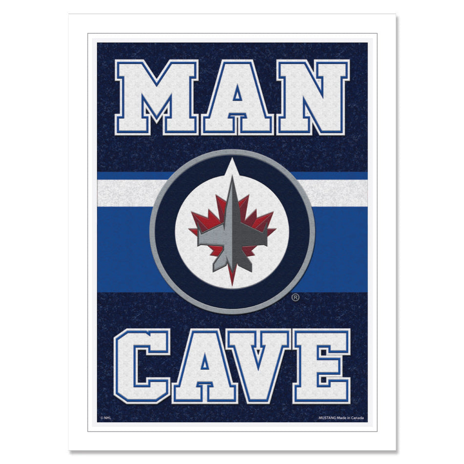 Winnipeg Jets 12x16 Man Cave Print