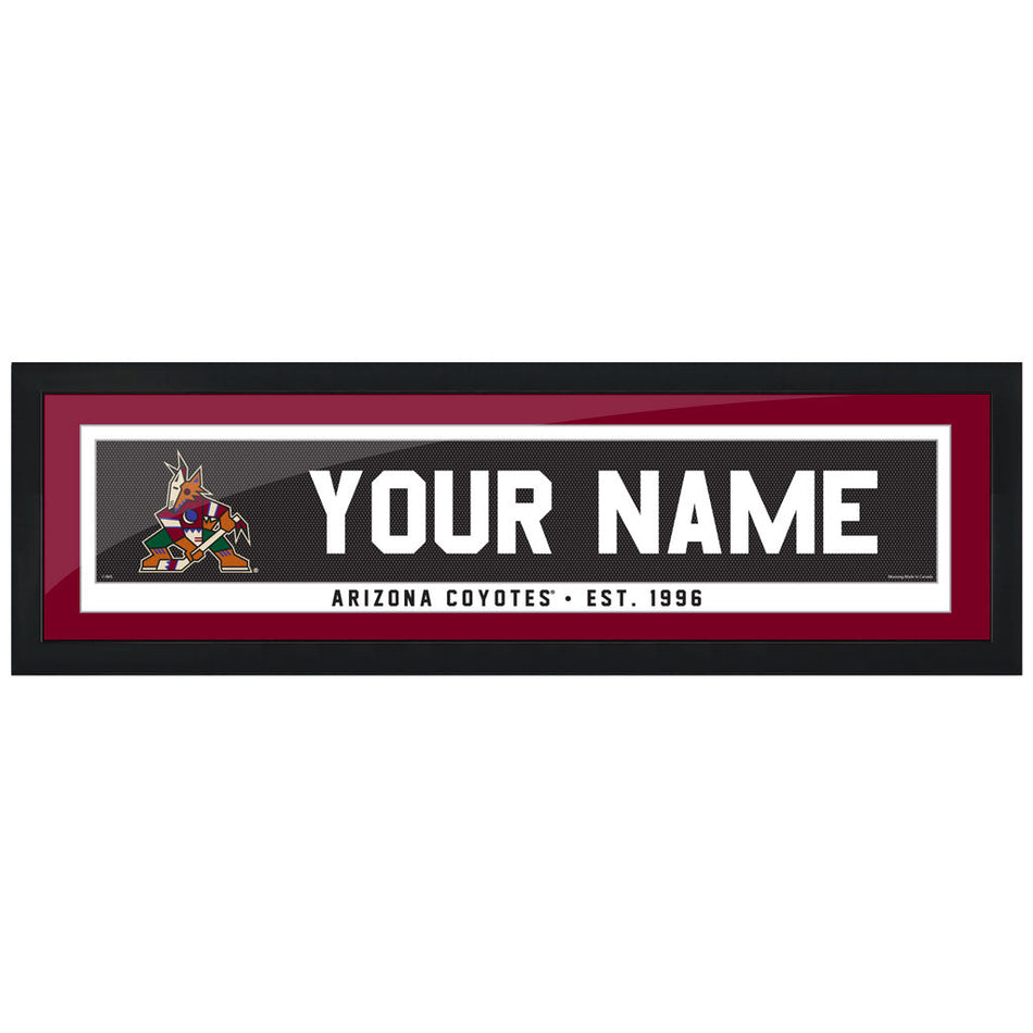 Arizona Coyotes-6x22 Team Personalized Pic Frame