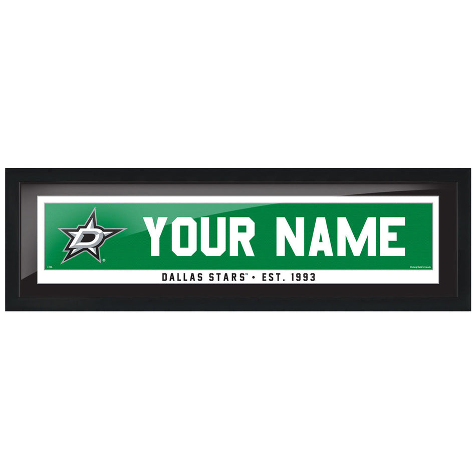 Dallas Stars - 6x22 Team Personalized Pic Frame