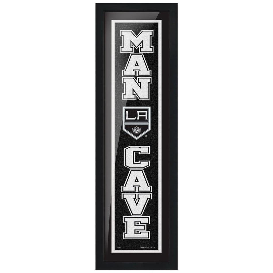 Los Angeles Kings 6x22 Man Cave Framed Sign