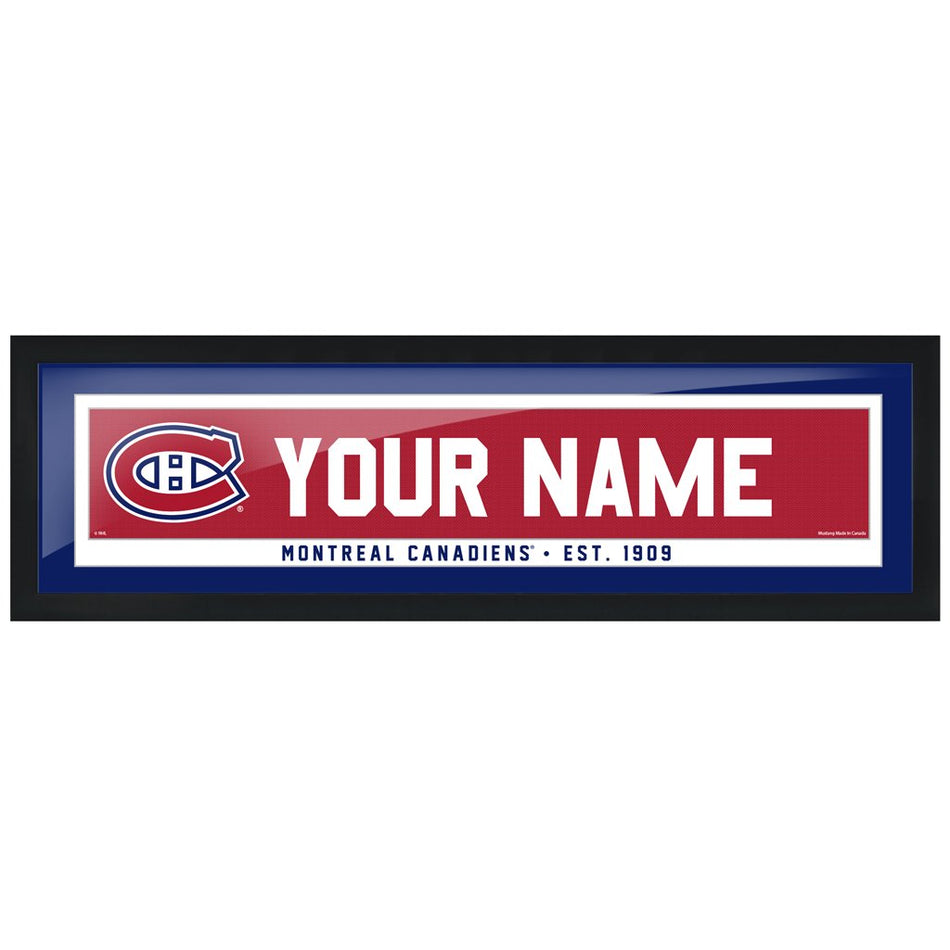 Montreal Canadiens - 6x22 Team Personalized Pic Frame