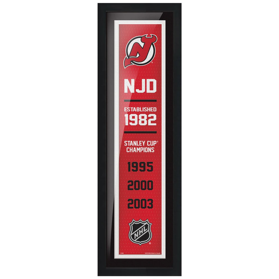 New Jersey Devils 6x22  Empire Framed Sign