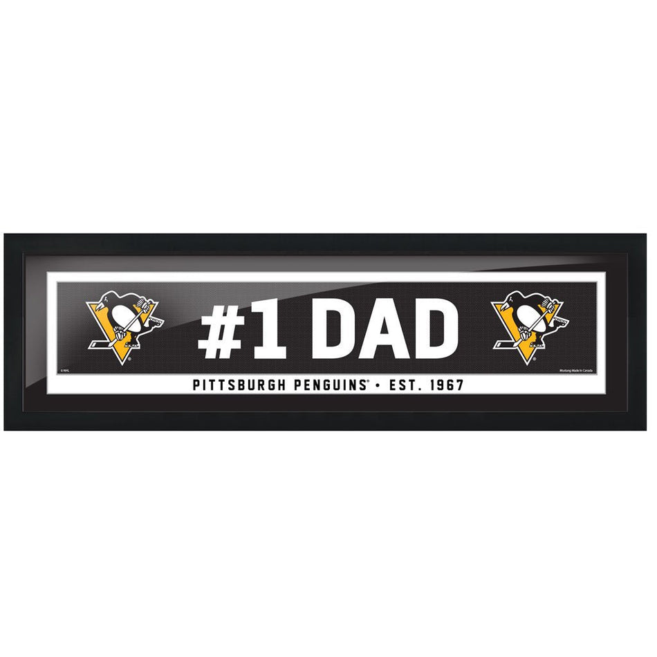 Pittsburgh Penguins #1 Dad 6x22 Frame