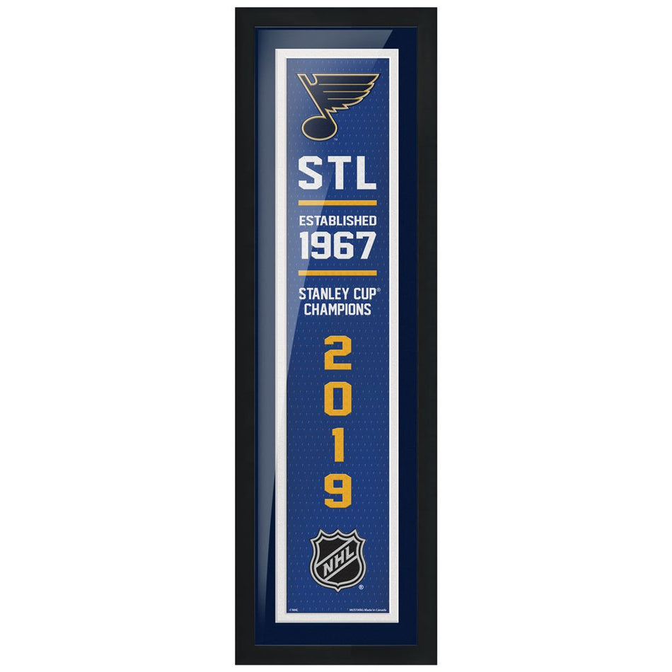 St. Louis Blues 6x22  Empire Framed Sign
