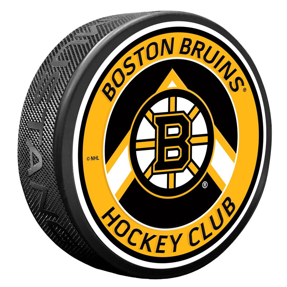 Boston Bruins Puck | Chevron Banner