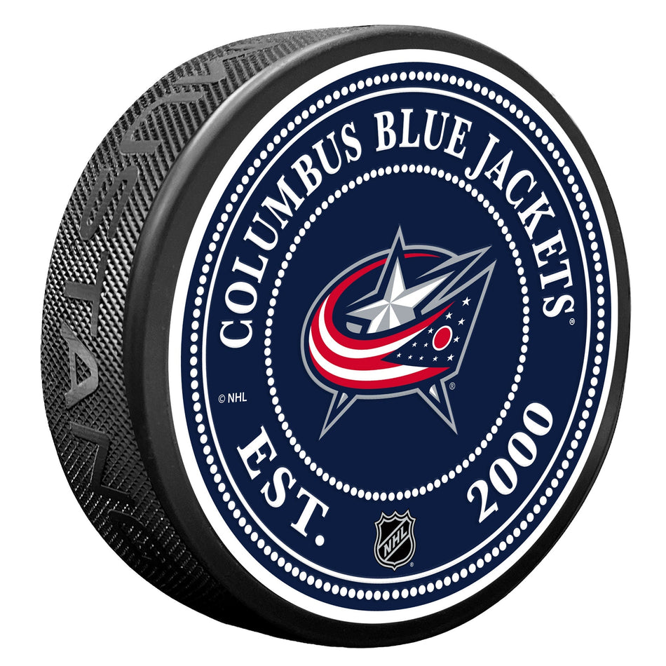 Columbus Blue Jackets Puck - Stud