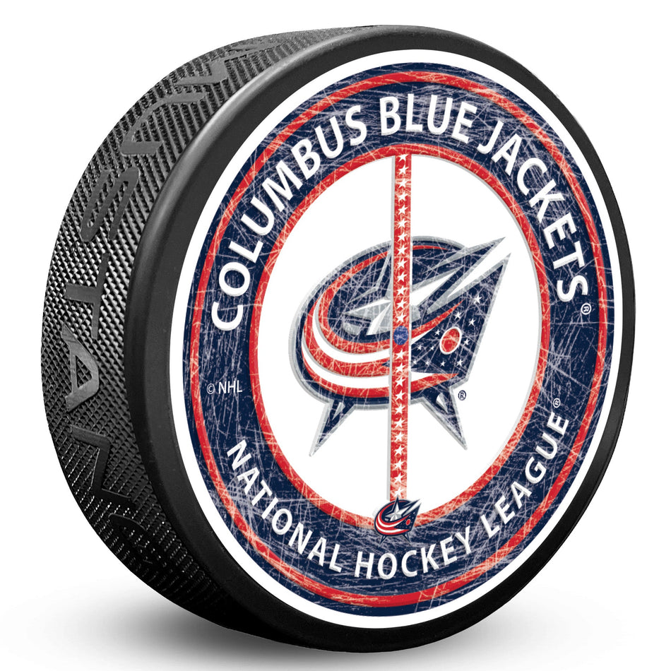 Columbus Blue Jackets Puck - Center Ice